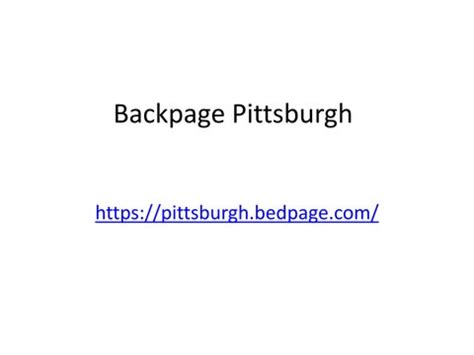 pittsburgh backpage|Free Classified sites .